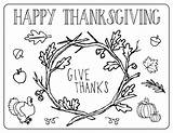 Thanksgiving Coloring Pages Placemats Placemat Printable Printablee Via sketch template