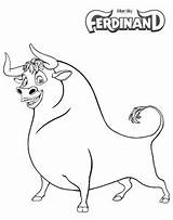 Ferdinand Bull Bestcoloringpagesforkids sketch template