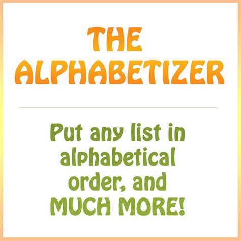 alphabetical order list generator printable form templates  letter