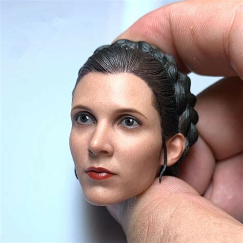 1 6 scale star wars princess leia female head sculpt model for 12
