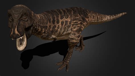 amazing scientifically accurate  rex model  jagged fang designs