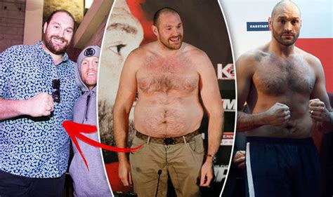 tyson fury heavyweight champion s 18 pound weight loss uk