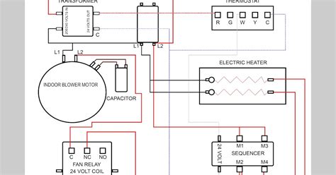 single phase  volt contactor wiring diagram electrical wiring