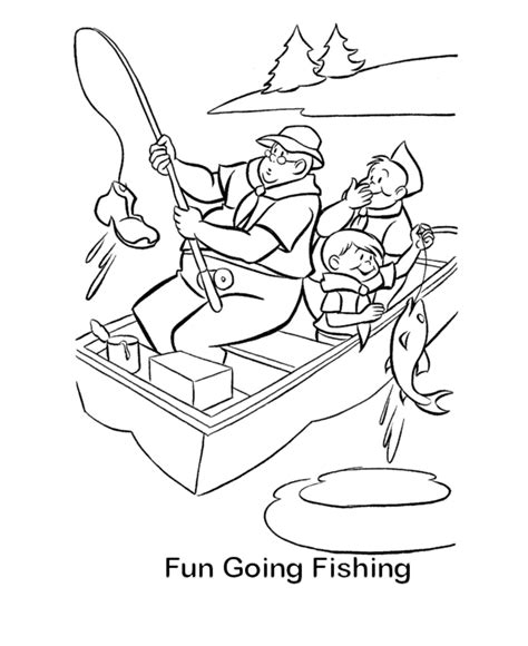 fishing coloring pages  coloring pages  kids