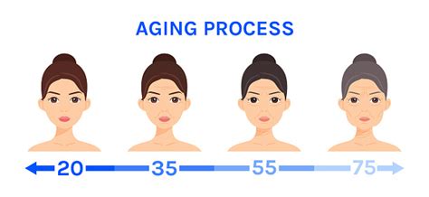 processus de vieillissement dun beau visage féminin portrait de jeunes