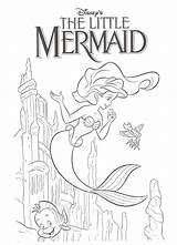 Mermaid Coloring Little Pages Disney Logo Ariel Printable Print Colouring Pages9 Princess Kids Color Book Activities Worksheets Cover Birthday Cartoon sketch template