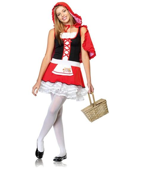 little miss red costume teen costume teenager halloween costume at wonder costumes
