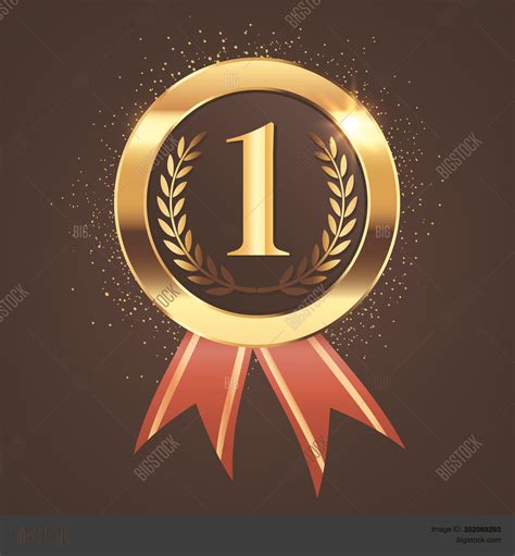 golden st place vector photo  trial bigstock