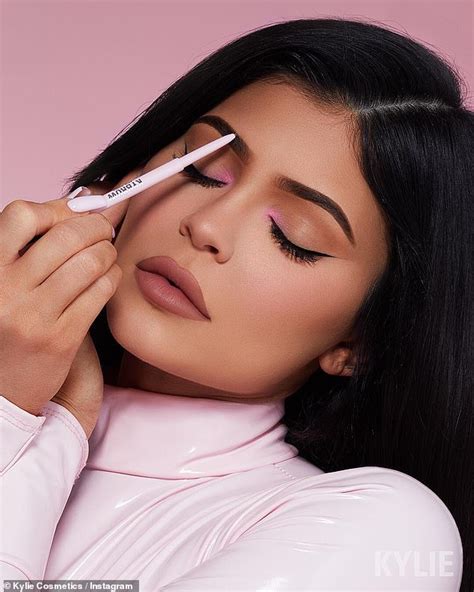 kylie jenner wears pink while demonstrating how to get the perfect