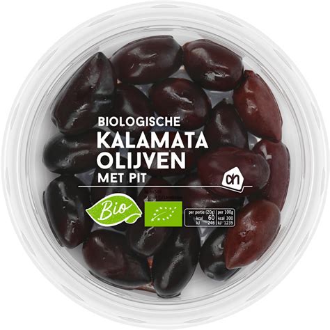 ah biologisch kalamata olijven met pit bestellen albert heijn