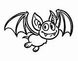 Vampire Bat Coloring Colorear Para Murcielago Vampiro Halloween Dibujo Coloringcrew sketch template