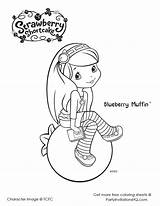 Coloring Muffins Muffin Strawberry Shortcake Fragolina Colorare Da Di Blueberry Pages Disegni Popular Comments sketch template