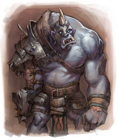 Ogre Concept From World Of Warcraft Warlords Of Draenor Ogre