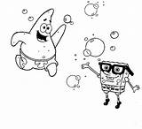 Spongebob Bob Stampare Esponja Indossa Occhiali Paio Corre Colorear Patrik Disegno Coloradisegni sketch template