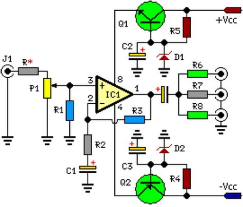 channel audio splitter circuit diagram  instructions
