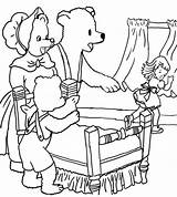 Goldilocks Goldie Locks Sheets Sendak Maurice Puppet Pigs Paintingvalley sketch template