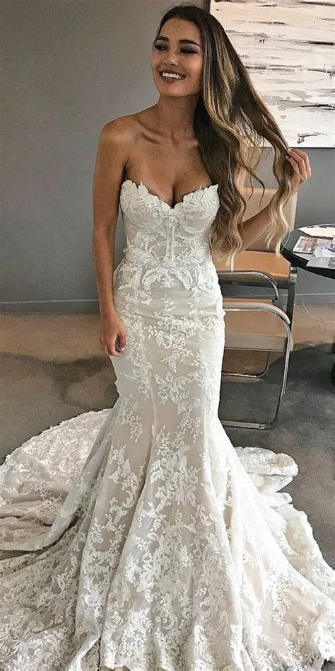 Weddings 21 Sweetheart Mermaid Wedding Dresses ️ Sweetheart Mermaid