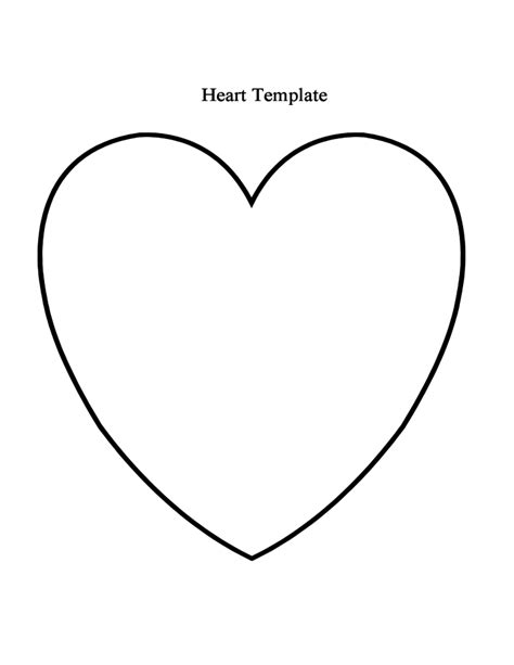 heart message template