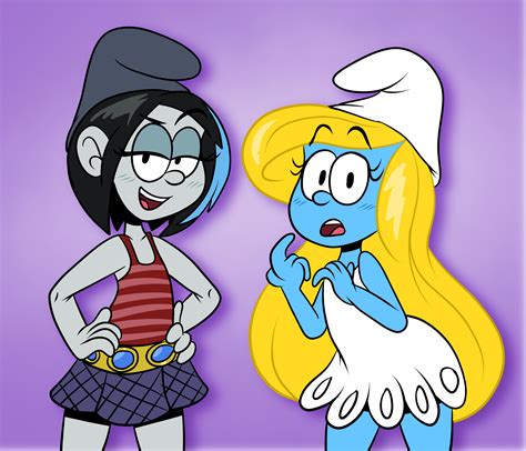 Vexy And Smurfette By Sb99stuff On Deviantart