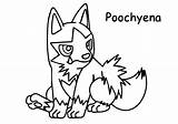 Poochyena sketch template