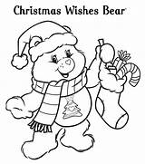 Care Bears Christmas Coloring Bear Pages Kp Printable Choose Board Kids sketch template