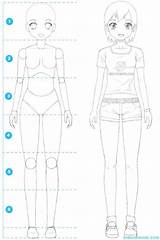 Cuerpos Cómo Chicas sketch template