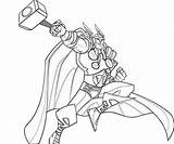 Thor Coloring Pages Ragnarok Print Ability Printable Everfreecoloring Getcolorings Color sketch template