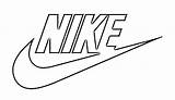 Nike Logo Coloring Pages Drawing Logos Zeichen Sheets Sketchite sketch template