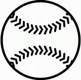 Baseball Colorear Beisbol Softball Robinson Pelota Besibol Sheknows Clipartmag Siluetas sketch template