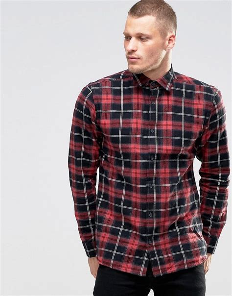 images  flanelle  pinterest coupe asos  red flannel