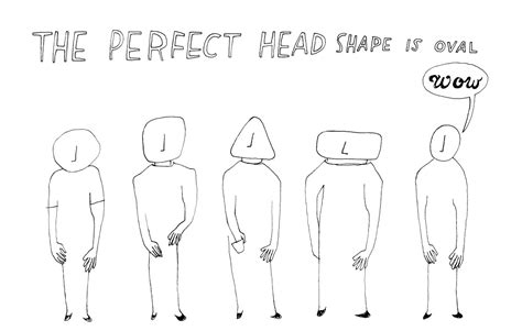 perfect head shape drawing people head shapes shapes