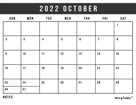 october  printable calendar  printable calendar  october