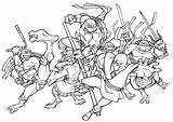 Ninja Turtles Coloring Pages Teenage Mutant Print Enemy Knockout Send Who Beautiful sketch template