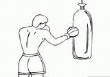 Boxing Coloring Pages Boxer Printable Olympic Gif Books Popular Library Clipart sketch template