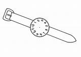 Reloj Pulsera sketch template