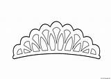 Tiara Crown Coronas Corona Princesa Krone Coroa Tiaras Coroas Principe Princesas Flores Gemerkten 4kids sketch template