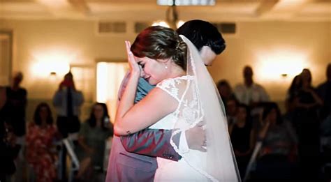 Bride Cries After Hearing Fathers Voice On Wedding Day 3 Years After