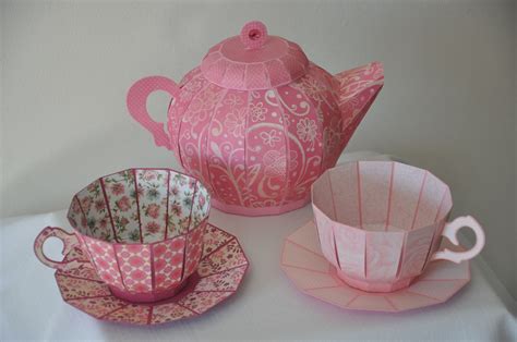 svgcuts tea   paper tea cups teacup crafts vintage tea parties
