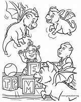 Shrek Coloring Pages Para Fiona Colorear Colouring Dragon Children Dibujos Ogre Donkey Forever After Clipart Baby Book Playing Printable Tegninger sketch template