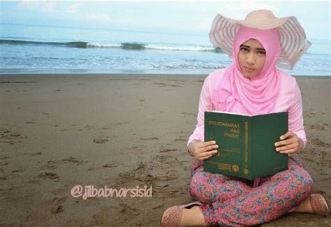 model hijab pink cantik jilbab narsis