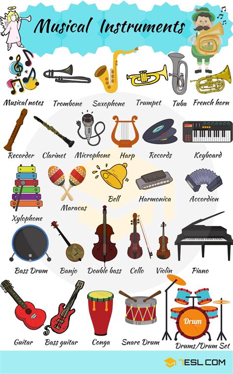 musical instruments vocabulary  english learning english  kids