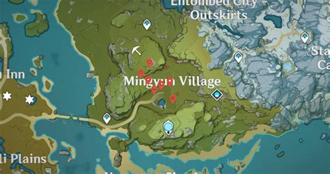 Genshin Impact Lost Riches Treasure Area 7 Locations In Mingyun Village