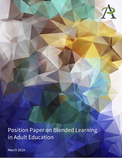 position paper  blended learning  adult education simple book
