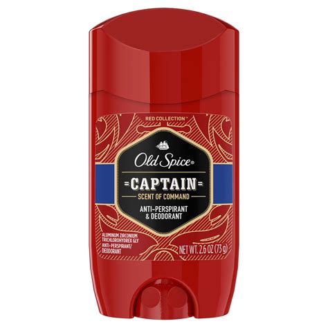 spice antiperspirant deodorant  men red captain scent  oz