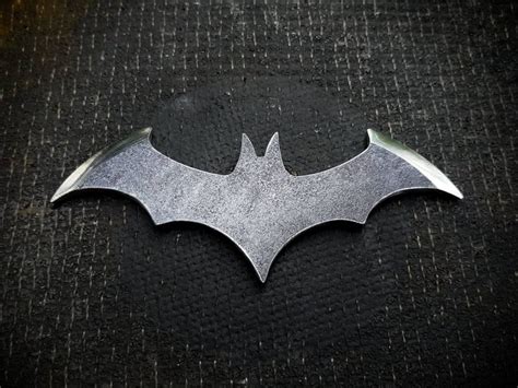 metal batarang replica prop  batman etsy