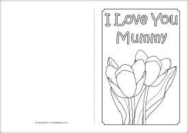 mothers day card colouring templates sb sparklebox schede