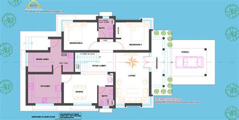 sqft villa  fine  elevation kerala home design  floor plans  houses