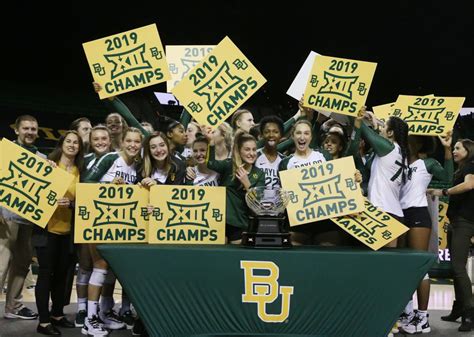 crown em queens baylor volleyball completes big 12 title
