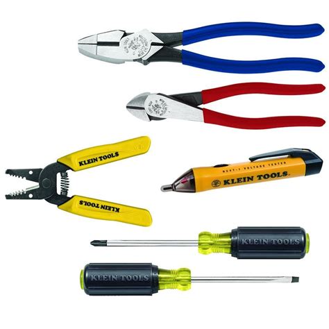 klein tools tool sets electrician tool  test kit  piece