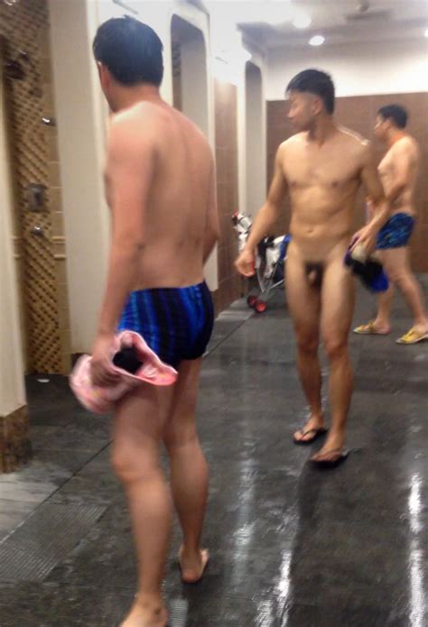 korean man shower nude naked photo